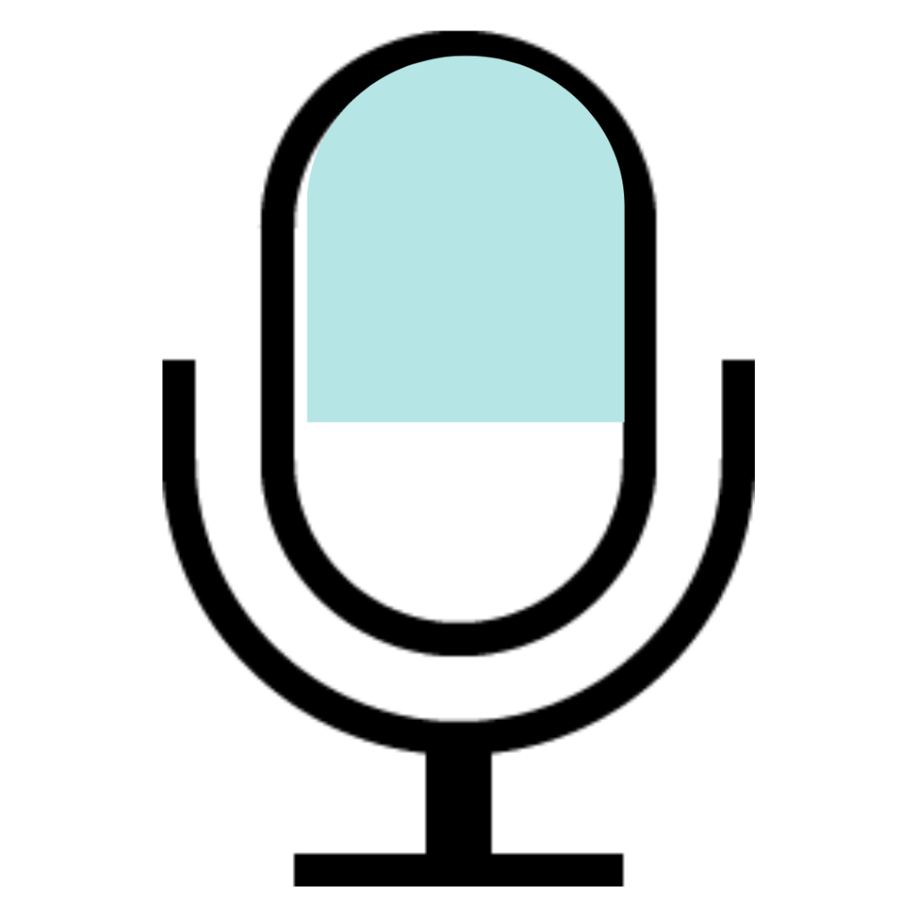 Podcast microphone icon